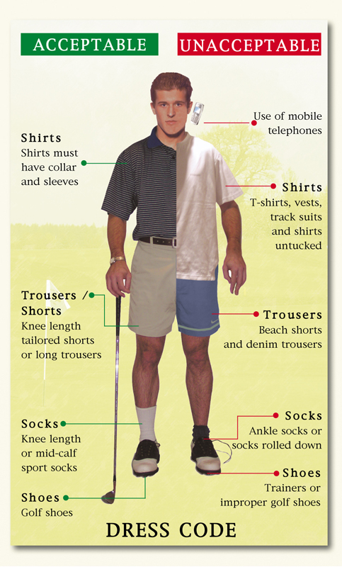 golf course dress code